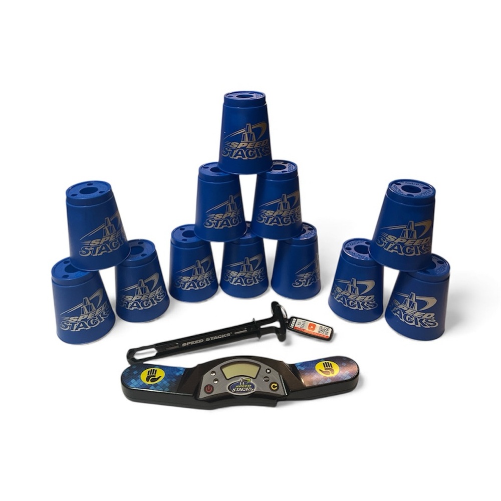 Complete Speed Stacking Kit with included Stack Mat Timer.
